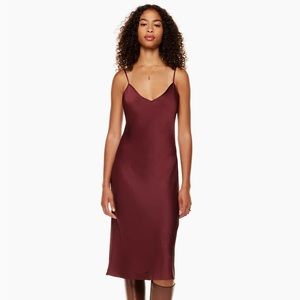 Brand new - Aritzia Wilfred Only Slip Midi Dress